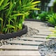 image 4 of Recycled Rubber Scallop Garden Edging Border - Eco Friendly - Grey