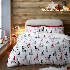Fusion Festive Gonks Duvet Cover Set Red