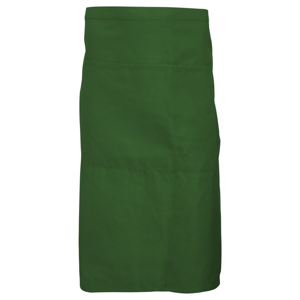 Dennys Unisex Adult Polyester Pocket Waist Apron | Green | Bottle Green | One Size | 1