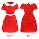 image 3 of Greedy Golden Ticket Winner Costume, Facepaint & Wig | Red | L