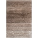 image 1 of KUKOON Beige Striped Mottled Shaggy Living Room Area Rug 200cm x 290cm