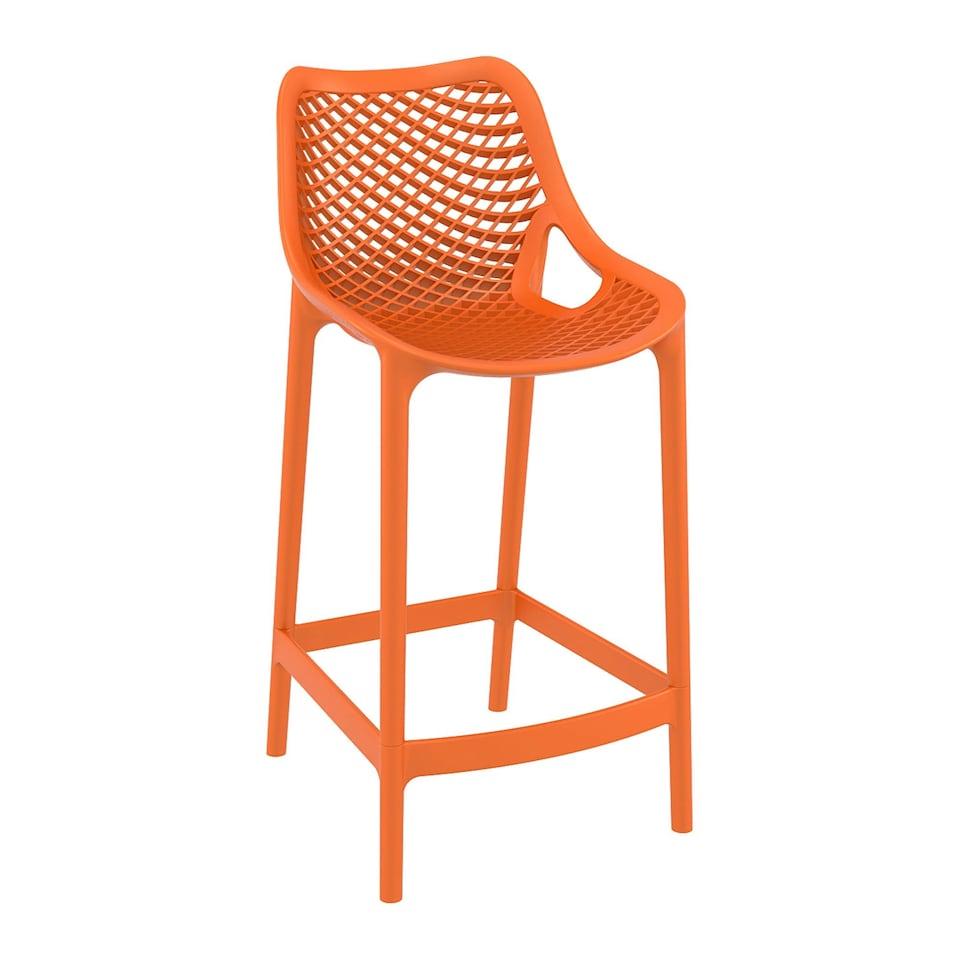 Spyro Mid Height Bar Stool 65 - Orange Orange