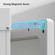 image 8 of HOMCOM Portable Wardrobe, Clothes Organiser with Hanging Rods, White 