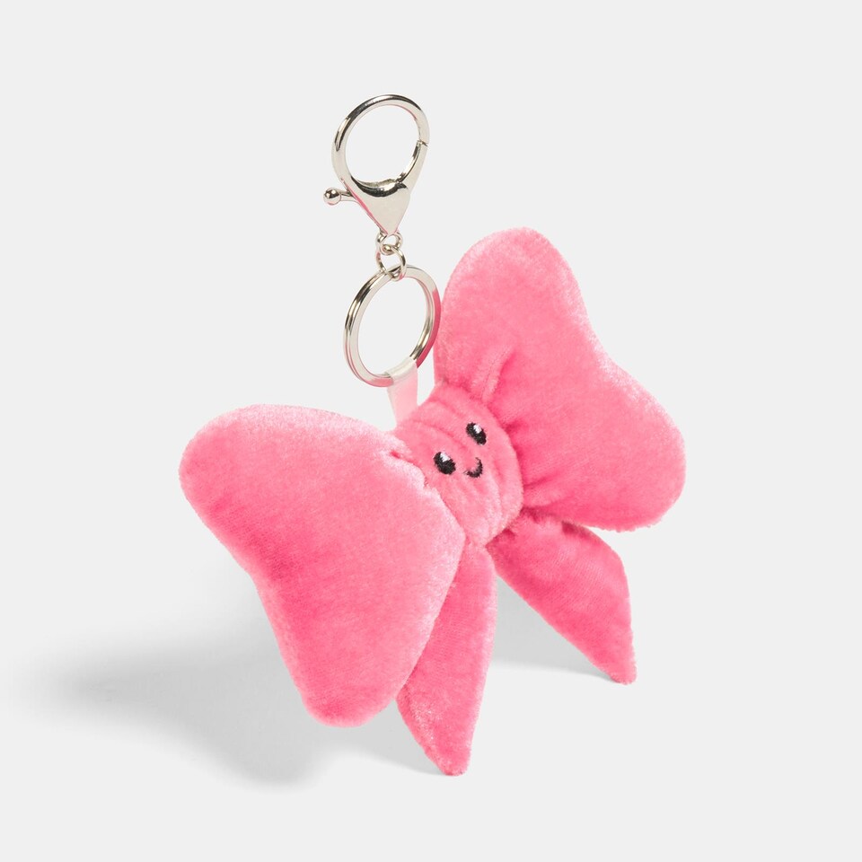 image 1 of OHS Sweetie Pie Bag Charm Keyring Soft Fleece Keychain