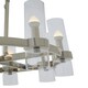 image 2 of Interiors by Premier 8-Light Nickel Finish Ceilingt Light Silver