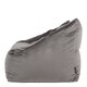 image 4 of Natalia Velvet Adults Bean Bag Armchair, Ready Filled Large Beanbag Grey | Grey | Charcoal Grey | XL | 1