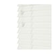 image 1 of 250cm Ultra White Faux Wood Venetian Blinds with String (120cm Drop) | White | White