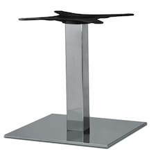 Zuton Square Inox Table Base Silver