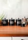 image 3 of Black Coffee, Tea, And Sugar Canister Set - 17 cm (H) x 13 cm (Dia)