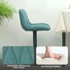 image 6 of HOMCOM Bar Stools Set of 2, Modern Armless Bar Chairs Blue