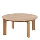 image 1 of Maxime Round Coffee Table in Matt Oak
