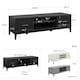 image 3 of Westerleigh TV-Stand with Doors in Black Black | BLACK
