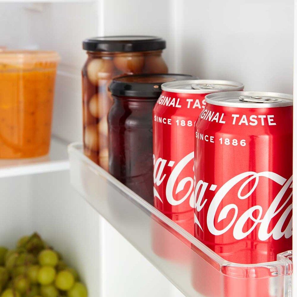 image 1 of Cookology UCFR88WH Under Counter Freestanding Fridge in White - 93 Litre Capacity - Adjustable Temperature Control & Legs - Reversible Door