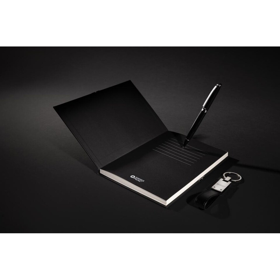 image 1 of Swiss Peak Logo Business Gift Set | Black | Black | One Size | 1