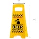 image 4 of 100 Chance of Beer Forecasted Warning Sign - Novelty Gift Idea for Men, Funny Present for Dad, Home Bar Accessories