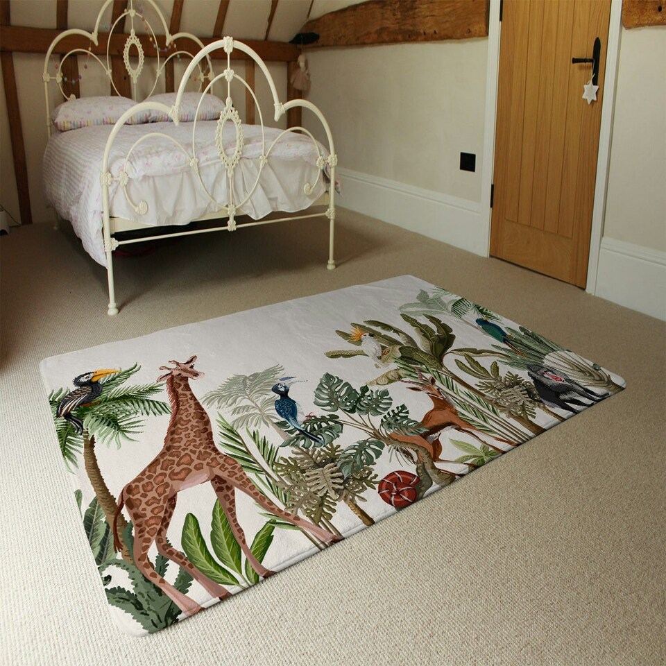 image 1 of Tropical Animals (Rug) Multi | Small: 60x110cm