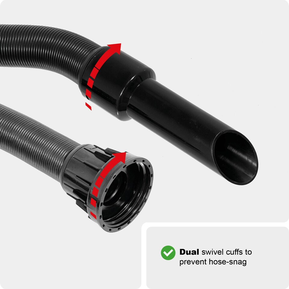 image 1 of SPARES2GO 6m Hose compatible with Numatic Henry Hetty etc Vacuum Cleaners