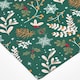 image 3 of Homescapes Festive Forest Green Christmas Table Runner - 35 x 180 cm Green