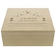 image 1 of Personalised Eid and Ramadan Large Wooden Keepsake Box Brown