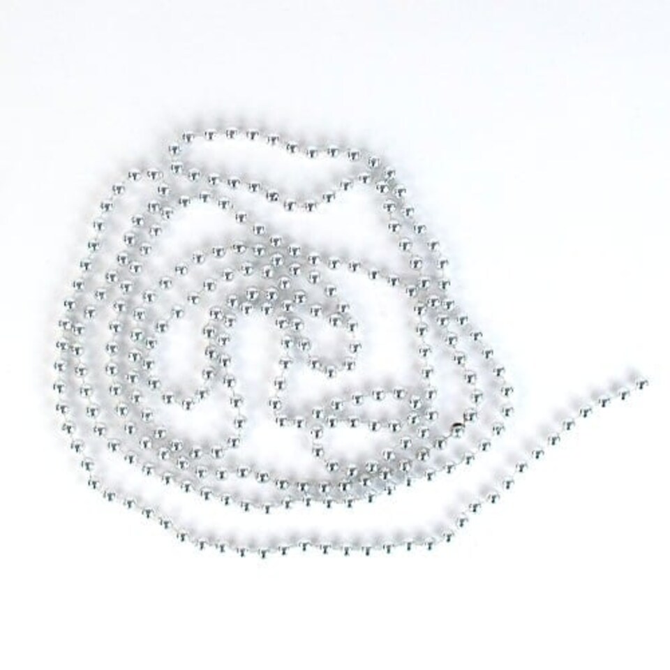 Silver Christmas Bead Chain 270cm