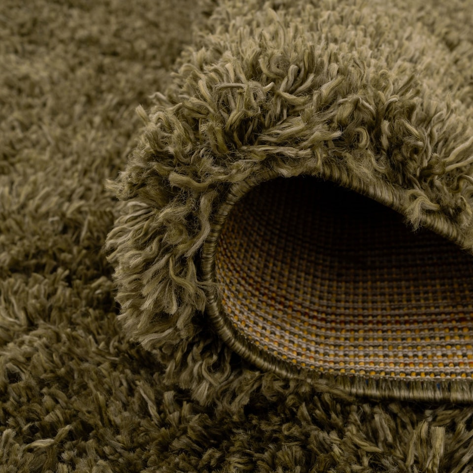image 1 of KUKOON Dark Green Super Soft Shaggy Area Rug 120cm x 170cm