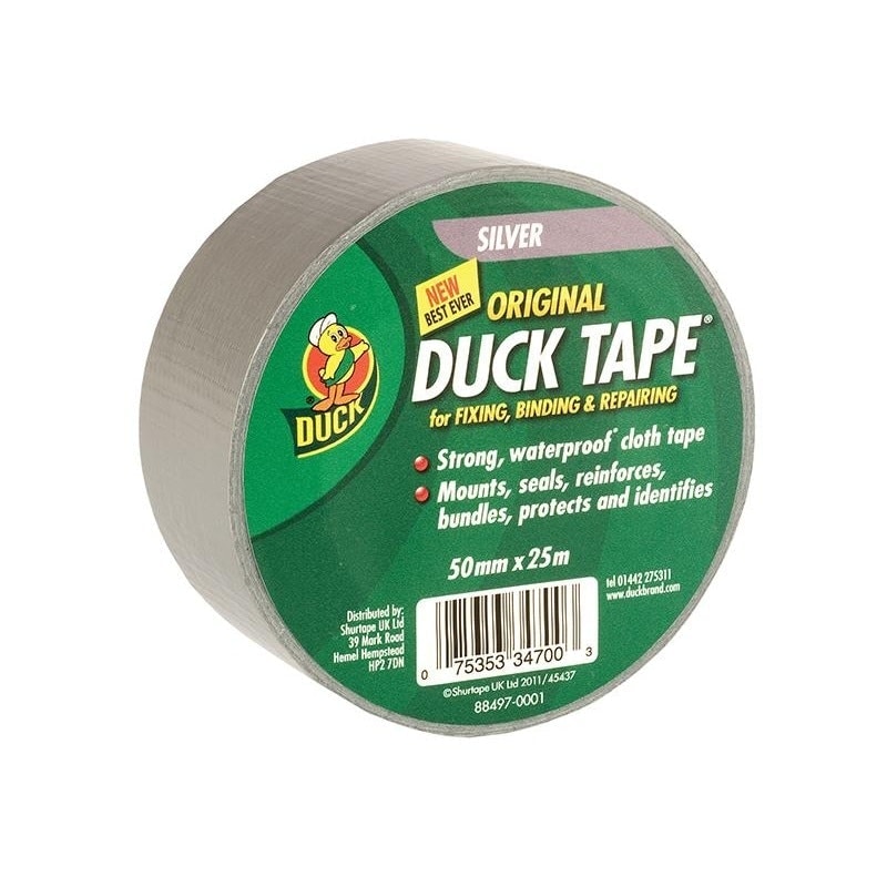 Shurtape Duck Tape Original - Silver - 25m Silver