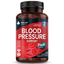 Blood Pressure Support - Heart Health 7in1 Complex 120 Vegan Capsules
