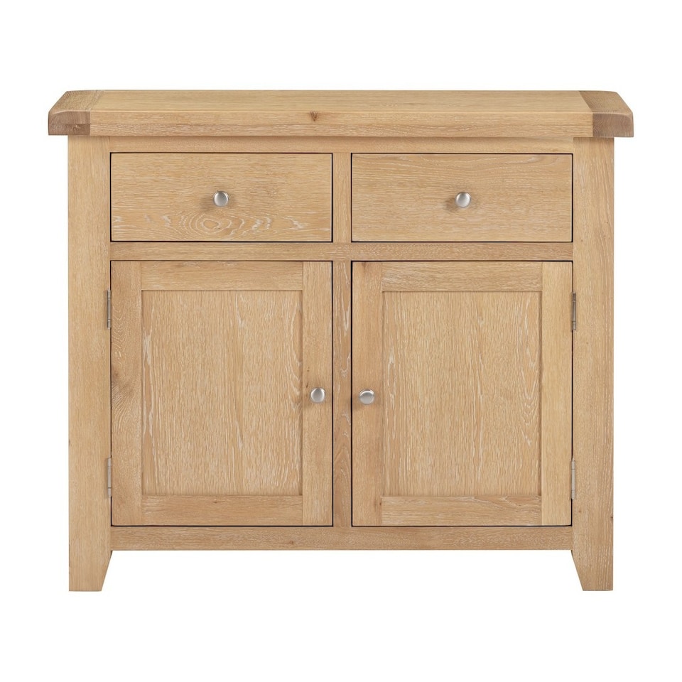 image 1 of Windsor 2 Door 2 Drawer Sideboard - L40 x W97 x H81.5 cm - Natural Oak