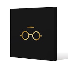 Unread gold (Canvas Print) / 46 x 46 x 4cm | Multi