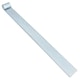 image 3 of HD Strap Tailgate Straight Hinge for 12.5mm Pins 460mm Long Zinc Plated 1pc | Silver
