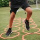 image 3 of Football Flick 2 In 1 Octa Speed Rings – Speed Agility Ladder With Hurdle Capability