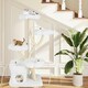 image 5 of COSTWAY Freestanding Cat Tower Cat Tree w/ Platforms