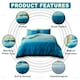 image 4 of Kinglsey Printed Duvet Cover Set Reversible Polycotton Beddings Multi | King