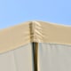 image 8 of Outsunny 2.5m Round Curved Adjustable Parasol Outdoor Metal Pole Off-White