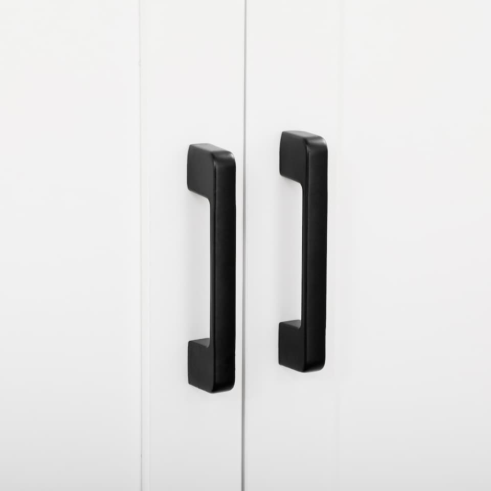 image 1 of HOMCOM Freestanding Kitchen Cupboard, 4-Door Storage Cabinet with Adjustable Shelves, Modern Kitchen Pantry for Dining Room, 170cm, White