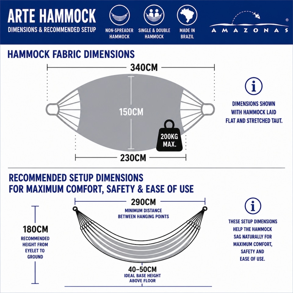 image 1 of Arte Double Traditional Hammock Sand