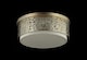 image 3 of Venera Semi Flush Cylindrical Ceiling Lamp Brass, 5 Light, E27