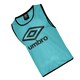 image 2 of Umbro Unisex Adult Training Bib - Aqua/Black - S-M