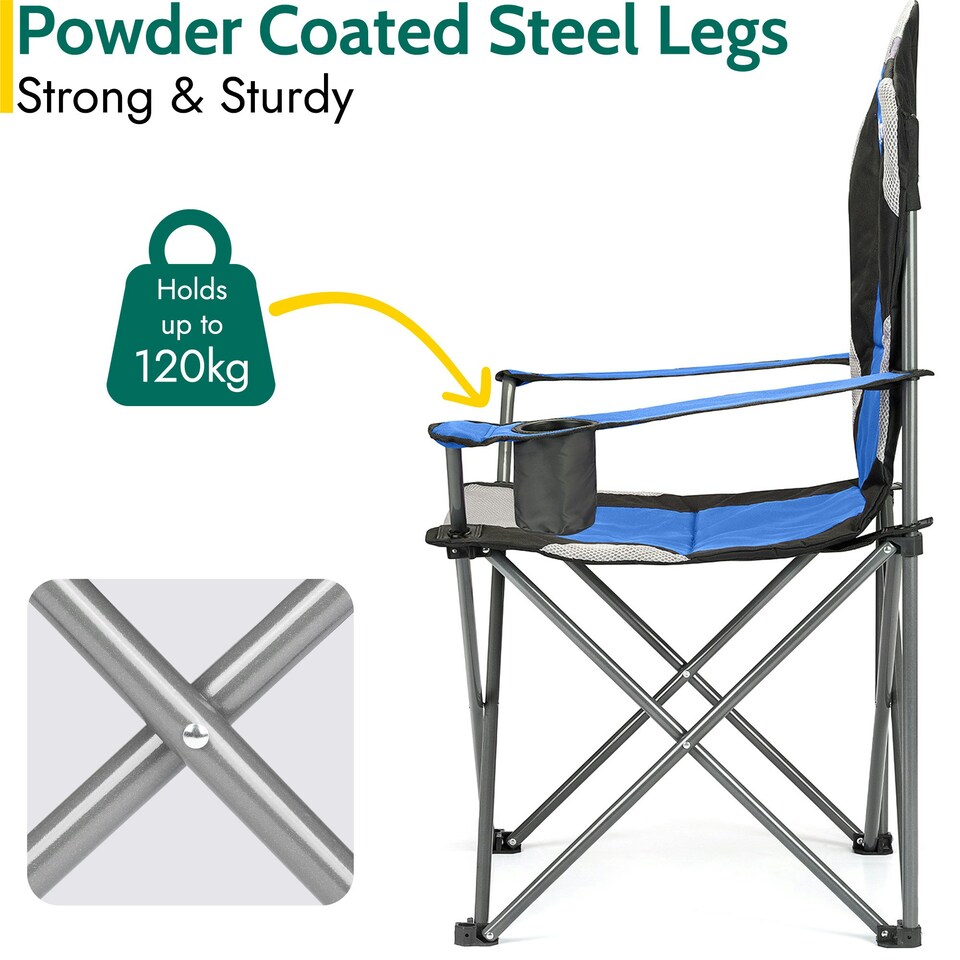 image 1 of Kestrel Deluxe High Back Camping Chair