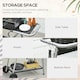 image 4 of Outsunny Charcoal BBQ Grill with Double Grill, Table, Storage Shelf and Wheels