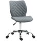image 1 of Vinsetto 360° Swivel Office Chair Mid Back Computer Chair with Wheels, Grey