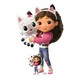 image 1 of Gabby Holding Pandy Paws Gabby's Dollhouse Lifesize Cardboard Cutout 136cm