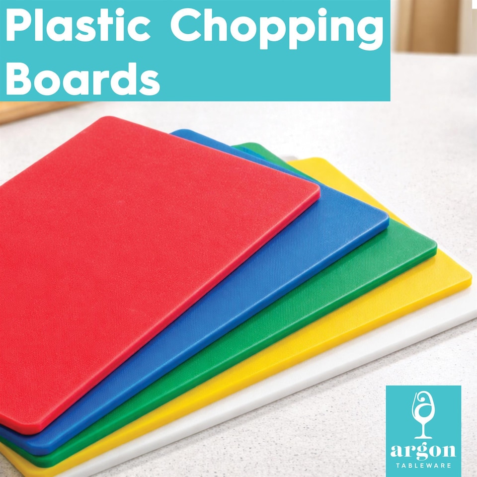 image 1 of Argon Tableware 4pc Colour-Coded Plastic Chopping Board Set - Multi | Multi | Multi