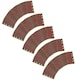 image 1 of Hook + Loop Mixed Grit Sanding Pads Sheets Sander sandpaper 40 - 120Grit 100pc