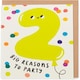 image 1 of Kindred Cute Design 2nd Birthday Card