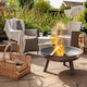 image 5 of Harbour Housewares Cast Iron Garden Fire Pit - 100cm - Grey