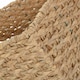 image 4 of Thatch Grass Woven Storage Basket Green | S