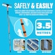 image 5 of 3.5m Telescopic Extending Window Cleaner Kit Glass Clean Multi Use