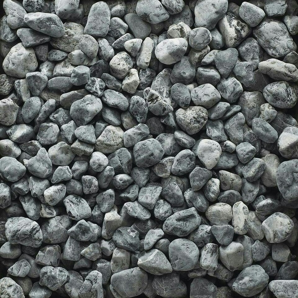 image 1 of 60-100mm Black round and oval Pebbles - Premium Aggregate Bulk Bag - 850 kilos