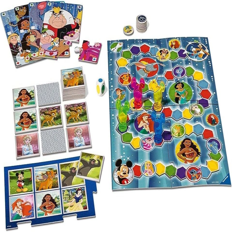 image 1 of Disney 100th Anniversary 4 in 1 Games